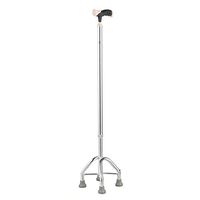 Fdit1 Metal Cane Walking Stick Crutches Telescopic U-Shaped Four-Leg Metal Cane Safety Walking Stick Cane for Elder Disability