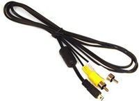 MPF Products A/V Audio/Video RCA Cable Cord Lead Replacement Compatible with Fuji Fujifilm Finepix Digital Cameras (Compatible Models Listed in The Description Below)