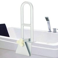 Medical Bathtub Safety Rail, Adjustable Shower Hand Grip, Bathroom Tub Handle Assist Grab Bar, Clamp Railing Bath Support for Elderly, Seniors, Handicap & Disabled - Fits Standard Bathtubs