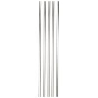 Sammons Preston Reusable 18" Drinking Straws, Pack of 5 Rigid Long Straws with 1/4" Diameter Ideal for Drinking from Wine Bottles and Tall Cups, Dishwasher Safe Straws for Smoothies & Thick Liquids