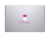 Princess with Crown Apple MacBook Pro Vinyl Decal sticker for Apple 13 inch