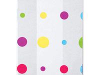 "DOTTY SPRING" Polka Dots 4x2x9" Medium Cello Cellophane Treat Food Snack Bags (10)