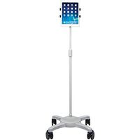 Ergoguys Aidata Universal Tablet Mobile ViewStand With Locking Casters - Up to 10" Screen Support - 58.5" Height - Freestanding - US-2123RG