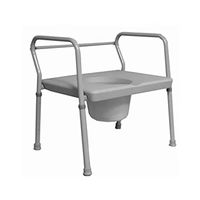 Roscoe Medical Bth-Com 24-Inch Extra Wide Commode Gray
