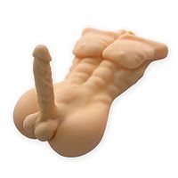 HaiBaoBao 7KG/15.4lb 3D Live Séxy Dolly Women Female Torso Full Body Lifesize Women Torso Double Holes Big A-s-s TPE Silicone Gāy Toy Realistic Body Six Dôlls Male Toys Gifts for Men