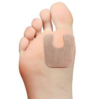 Steins Adhesive Felt Blister Pads, Bunion Pads, Relieves Pain from calluses, U-8 IPK Padding, 3/16", 100Count