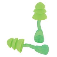 Moldex 507-6445 Glide Trio Reusable Earplugs44; Green