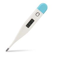 Professional Thermometer - Digital Body Thermometer Use to Top Oral Rectal Underarm Use Clinically Accurate Reading Adults Kids Elderly, Light Blue