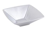 Bon Chef 9110PG Aluminum Pewter Glo Individual Four-Sided Bowl, 12 oz Capacity, 6-3/8" Length x 6-3/8" Width x 2-1/4" Height (Pack of 12)