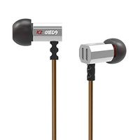 KZ ED9 Heavy Bass Hifi DJ Stereo Earplug Noise Isolating Hifi Earphone (Silver without Microphone)