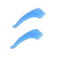 VORCOOL Comfortable Silicone Anti-Slip Eyewear Strap Holder Glasses Ear Grip Hook Eyeglass Temple Tip Eyeglasses(Sky Blue)