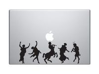 Greek Olympians - God and Goddess Celebration Festival -8" Black Vinyl Decal Sticker Car Macbook Laptop