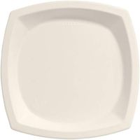 Dart 10PSC2050CT Bare Eco-Forward Sugarcane Dinnerware, 10" dia, Plate, Ivory, Pack of 125 (Case of 4)