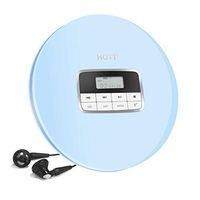 Portable CD Player, Personal CD Player with Headphone, Anti-Skip/Shockproof Protection Compact CD Music Disc Walkman Player with LCD Display for Adults Students Kids