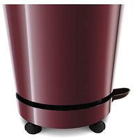 12" Diameter 3.6 Gallon Self-Aerating + Self-Watering + High Drainage + Ventilated Deep Reservoir Modern Round Planter Minimizes Root Rot Fungus Mold for Indoor & Outdoor Garden (Plum)