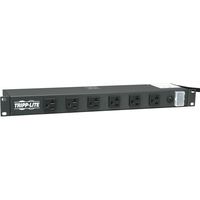 Tripp Lite 12 Outlet Rackmount Network-Grade PDU Power Strip, Front/Rear Facing, 20A, 15ft Cord w/ L5-20P Plug (RS-1215-20T)