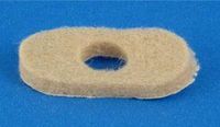 Pads #204 Adhesive Felt Flesh 1/8" -100-