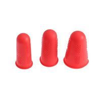 SUPVOX 12Pcs Silicone Finger Protective cots hot Glue Finger Cover Cap
