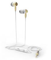 D & K Exclusives Earphones Headphones Earbuds with Mic & Remote Control for iPhone 6/6s/6 Plus/6s Plus/ 5/5c/5s, iPad/iPod, Android Smartphone MP3 Players, (Gold)