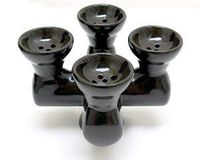 Hookah Shisha 4 Head Bowl Red