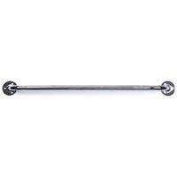 Graham-Field 2021A Grab Rail, Chrome Plated Steel Each, 32", Knurled Chrome Plated Steel