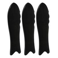 LoveinDIY 3pcs Gua Sha Trigger Points Massage Tool Fish Shaped Facial Scraping Massager Board for Travel