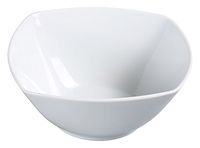 Yanco ML-407 7.5" Square Salad Bowl, 32 oz Capacity, Porcelain, Super White, Pack of 24