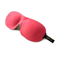 SMUG Active Eyelash Friendly Contoured Sports Therapy 3D Blackout Sleep Mask/Eye Mask, Mid Pink