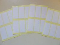 Minilabel White Paper Stickers, 50X24mm Rectangle, 24 Labels, Economy Pack