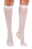 Absolute Support Compression Socks | 15-20 mmHg | Knee High (Small/White)