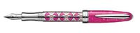Laban Enamel Pink Prismatic Medium Point Fountain Pen - LMB-F200-1PLM
