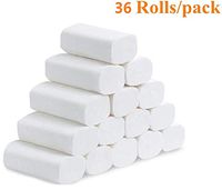 Toilet Paper Roll Tissue for Home Kitchen Bathroom Tissue Daily Use 12/36 Rolls 4-Ply (12)
