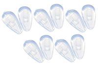 AM Landen Soft Silicone 5 Pairs 15mm Air Chamber Push-in Eyeglass Nose Pads