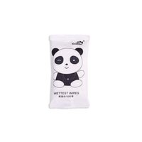 Wet Wipes for Adults & Kids, Personal Cleansing Wipes for Hands and Body, Disposable Wipes for All Daily Protection,10 Count(Panda)