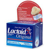 LACTAID ORIG STRENGTH LACTASE ENZYME SUPPLEMENT #120