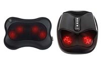 Zyllion Massager Bundle - Shiatsu Back and Neck Massager & Foot Massager