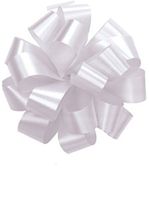 PMU Pom Pom - Pull Out Bows 5 Inch White Pkg/50