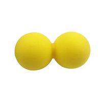 WINOMO Massage Peanut Ball Trigger Point Body Muscle Stress Relief for Myofascial Release (Yellow)