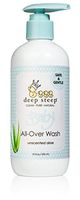 Deep Steep Baby All-Over Wash, 10 Ounces (Unscented Aloe)