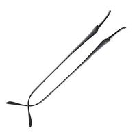 1 Pair Black Replacement Temples Legs Men Metal Temple Arms for Rimless Glasses