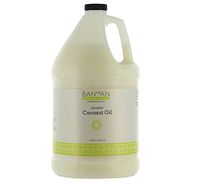 Banyan Botanicals Coconut Oil, Certified Organic, 128 oz - Pure, Refined - A Good Massage Oil for Pitta