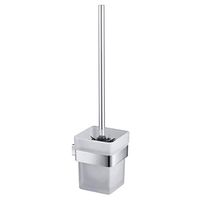 Blossom Toilet Brush Holder Solid Brass Bathroom Accessory Shower Wall Mount Chrome BA02 608 01