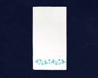 Teal Ribbon Dinner Napkins (20 Napkins)
