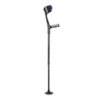 Crutches Canes with arm Rest pad Adjustable Aluminum Alloy Stick Non-Slip Armpit Suitable for The Elderly and People with Limited Mobility Load-Bearing 80KG