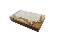 The Joy of Light Designer Matches Chain Brown on Embossed Matte 4" Collectible Matchbox