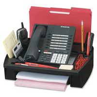 Telephone Stand/Organizer, 11-1/2""x9-1/2""x5"", Black, Sold as 1 Each