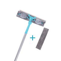 Squeegee Window Cleaning Squeegee Scratch Brush Combination Adjustable Angle For Floor Mirror Car Window Glass Cleane(2 Pad) (Size : 350cm)