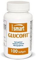 Supersmart - Glucofit ™ - Banaba Extract standardized to Provide 18% Corosolic Acid - Natural, Powerful Blood Sugar Control | Non-GMO - 100 softgels.