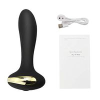 a-YUEYUE 10 Frequency Vibranting Silicone Amal Plug Training Toy for Women Couple Beginners, 2 Colors Optional