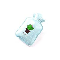 XIANGEN Cartoon Hot Water Bottle Small Hot Water Bottle Anti-Scalding Slip Water Warm Bag Dysmenorrhea Warm Water Bag Explosion-Proof Anti-Scalding PVC Material 1711Cm